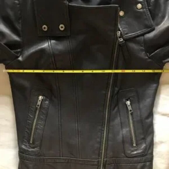 Mackage for Aritzia Kenya black leather motorcycle jacket XS - Picture 11 of 14